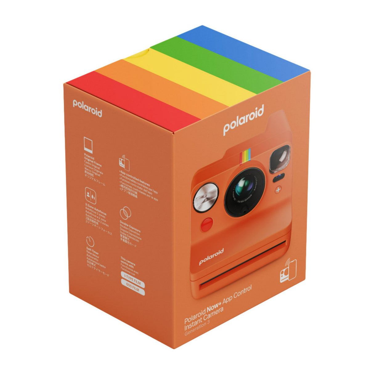 Polaroid Now Plus Generation 3 Coral Instant Camera with Film and Film Kit