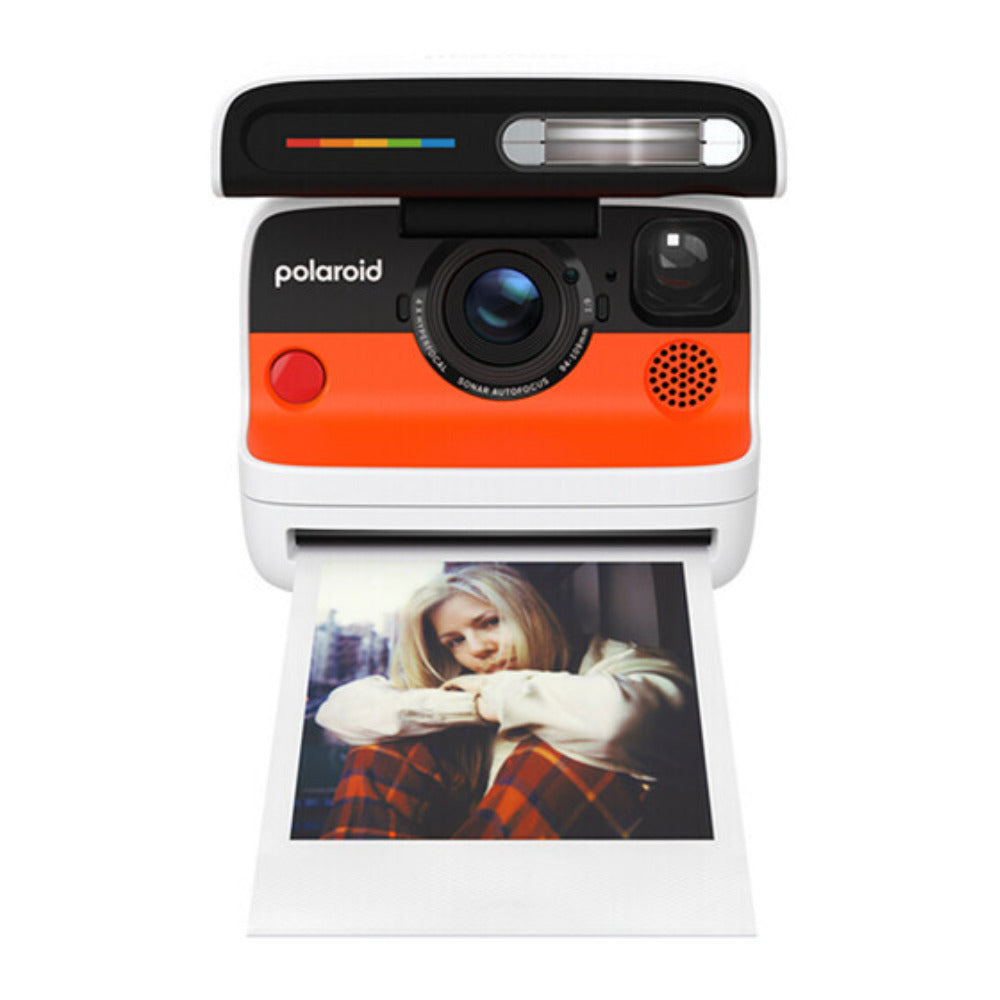 Polaroid Flip Instant Camera with Sonar Autofocus and Retro Design (White)