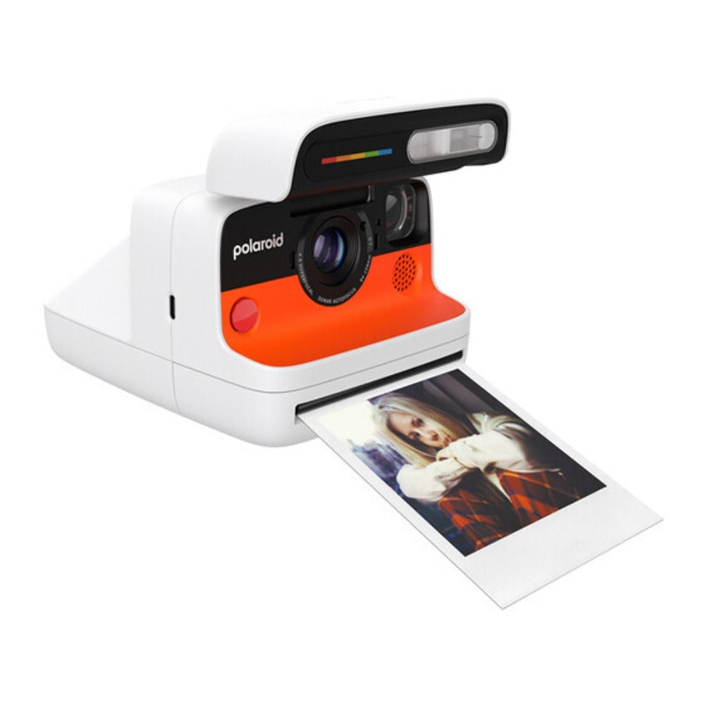 Polaroid Flip Instant Camera with Sonar Autofocus and Retro Design (White) (Open Box)