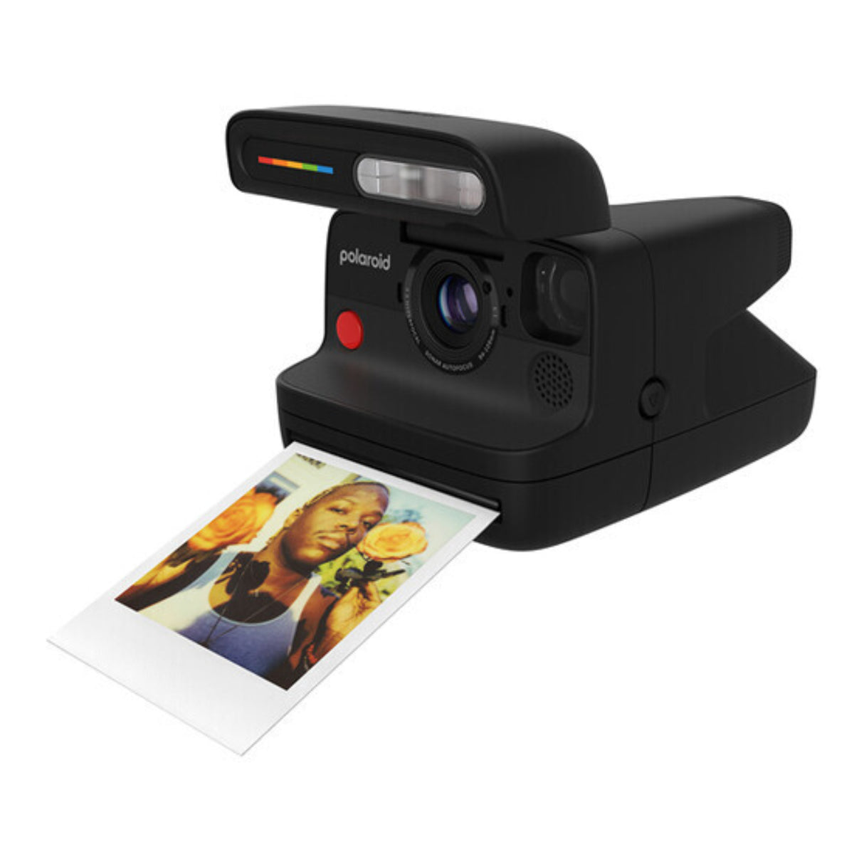 Polaroid Flip Instant Camera with Sonar Autofocus and Retro Design (Black)