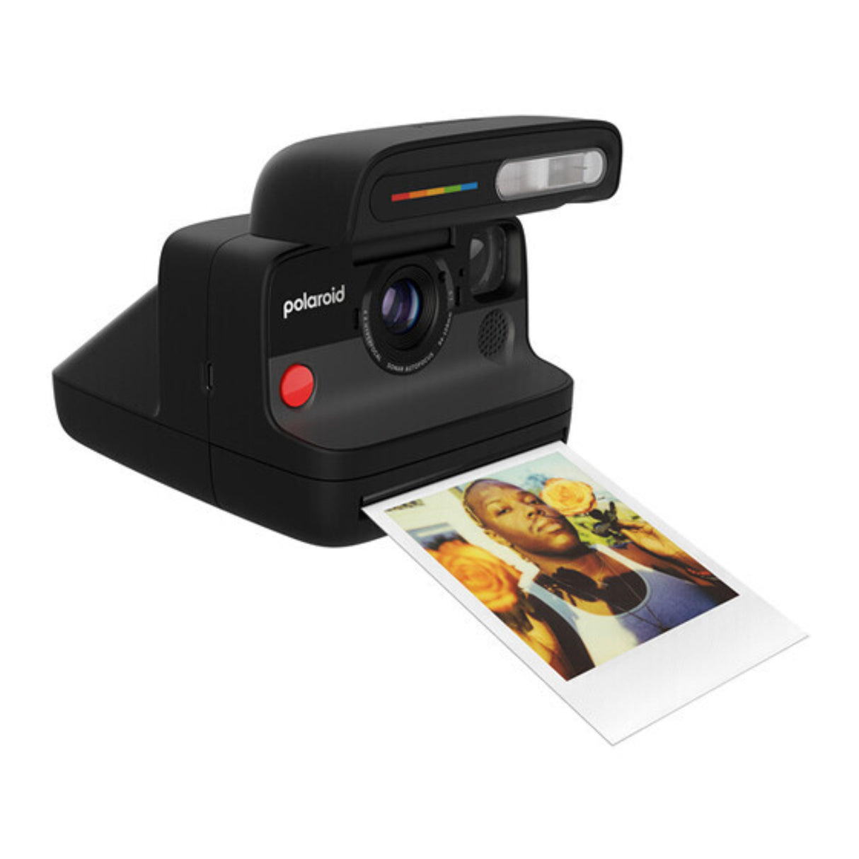 Polaroid Flip Instant Camera with Sonar Autofocus and Retro Design (Black)