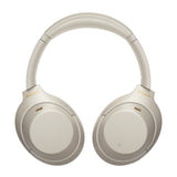 Sony WH-1000XM4 Noise Canceling Headphones (Silver) with Wireless Audio Adapter