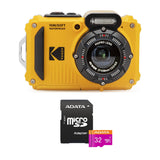 Kodak PIXPRO WPZ2 Rugged Waterproof 16MP Digital Camera with 4x Optical Zoom and 32GB SD Card Bundle