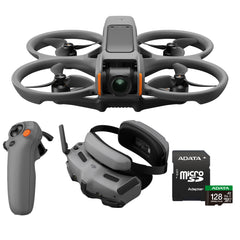 DJI Avata 2 Fly More Combo (Single Battery) with 128GB MicroSDXC Memory Card Bundle