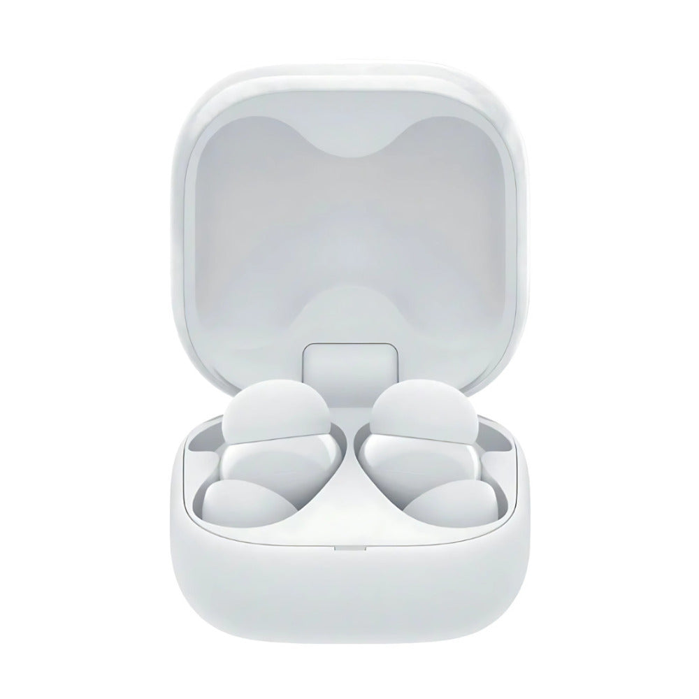 Sony LinkBuds Fit True Wireless Noise Canceling Earbuds Bundle (White)