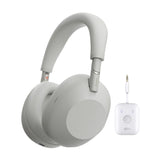 Sony WH-1000XM6 Wireless Noise-Canceling Headphones (Silver) Bundle