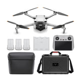 DJI Mini 3 Camera Drone with DJI RC Remote Controller (Fly More Combo) with Waterproof Hard Case bundle