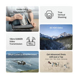 DJI Mini 3 Camera Drone with DJI RC Remote Controller (Fly More Combo) with Waterproof Hard Case bundle