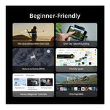 DJI Mini 3 Camera Drone with DJI RC Remote Controller (Fly More Combo) with Waterproof Hard Case bundle