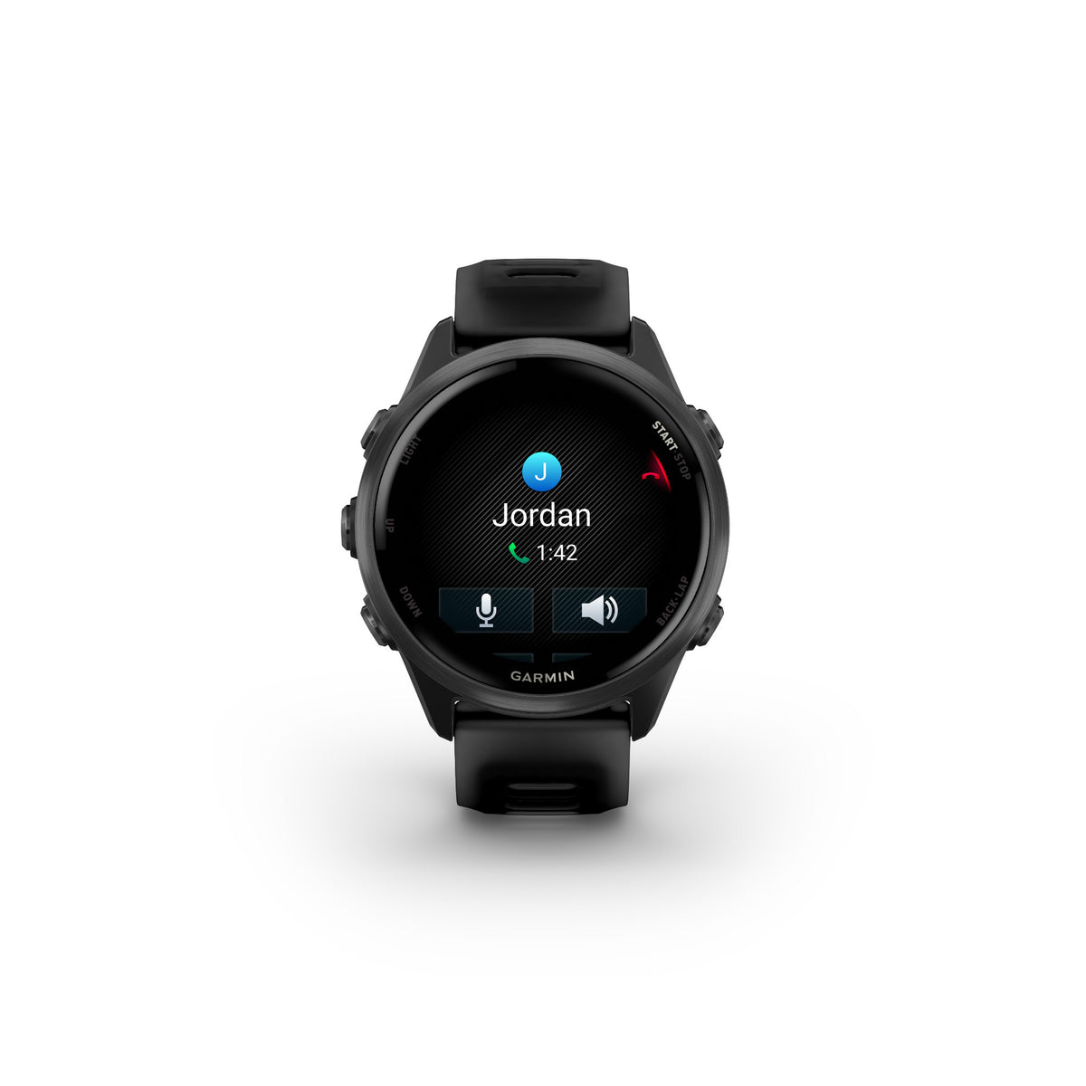 Garmin Forerunner 570 42mm Slate Gray, Black Band,OLIGHT Rechargeable Clip-On