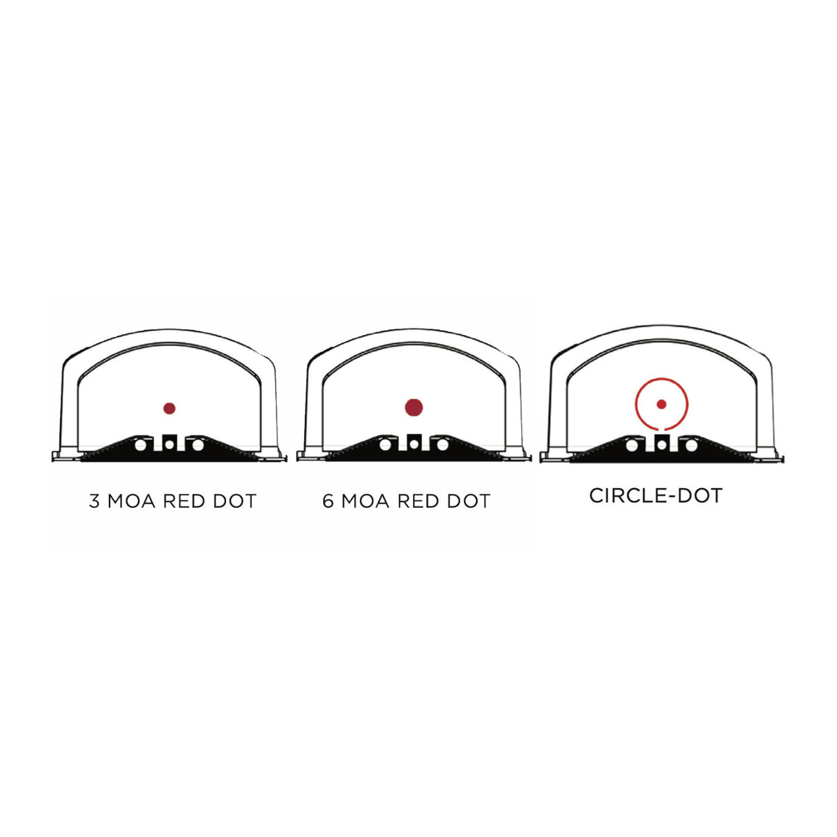 SIG SAUER ROMEO2 1x30mm Red Dot 7075 Aluminum Reflex Sight with 3 MOA Reticle