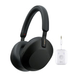 Sony WH-1000XM5 Wireless Noise Canceling Over-Ear Headphones (Black) Bundle