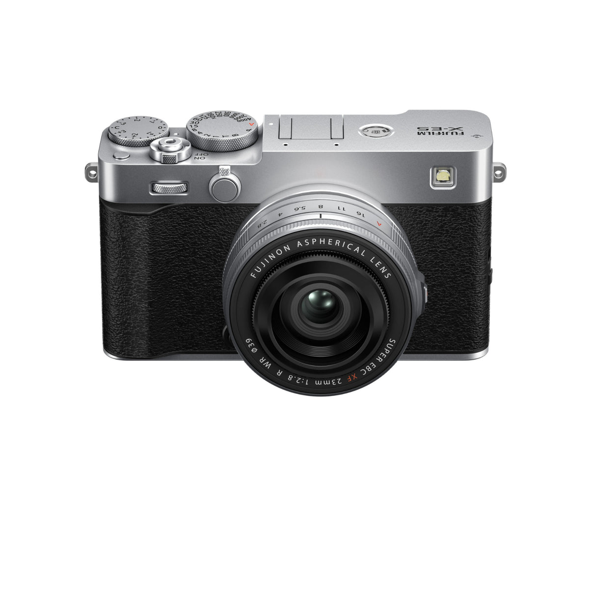Fujifilm X-E5 Mirrorless Camera (Silver) with XF23mmF2.8 R WR Lens Kit