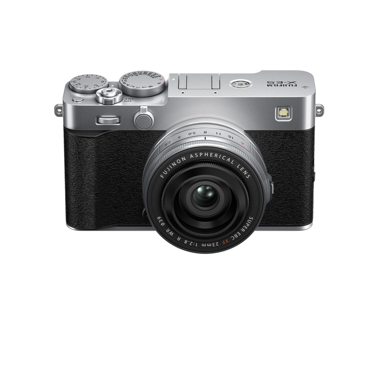 Fujifilm X-E5 Mirrorless Camera (Silver) with XF23mmF2.8 R WR Lens Kit