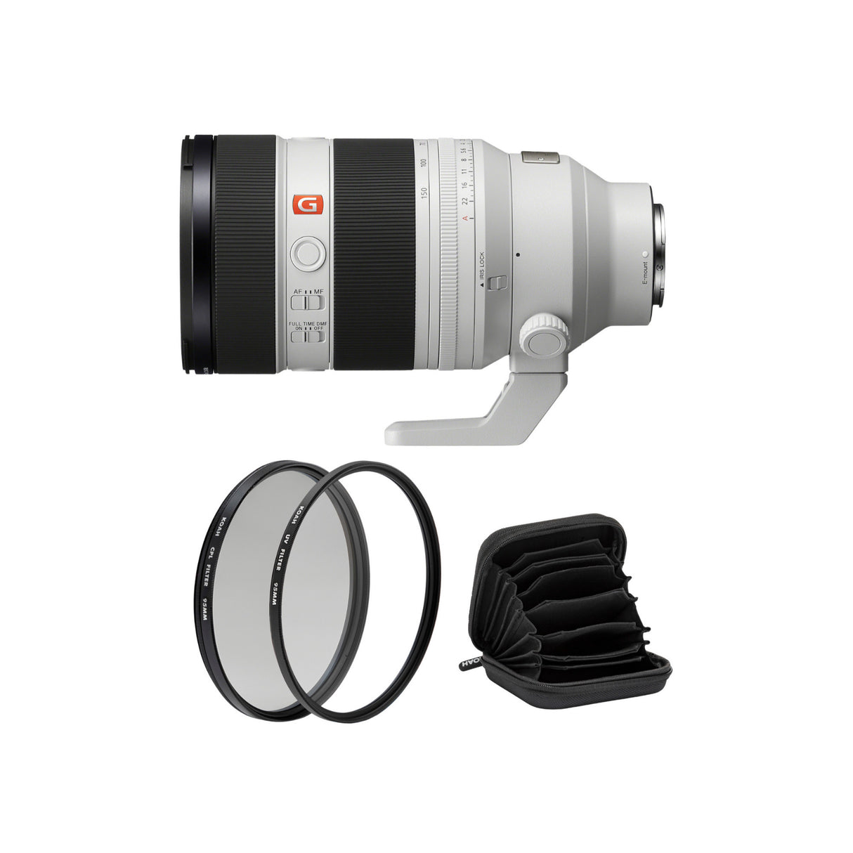 Sony FE 50-150mm F2 GM Lens Bundle with Lens Filters and Filter Case (3 Items)