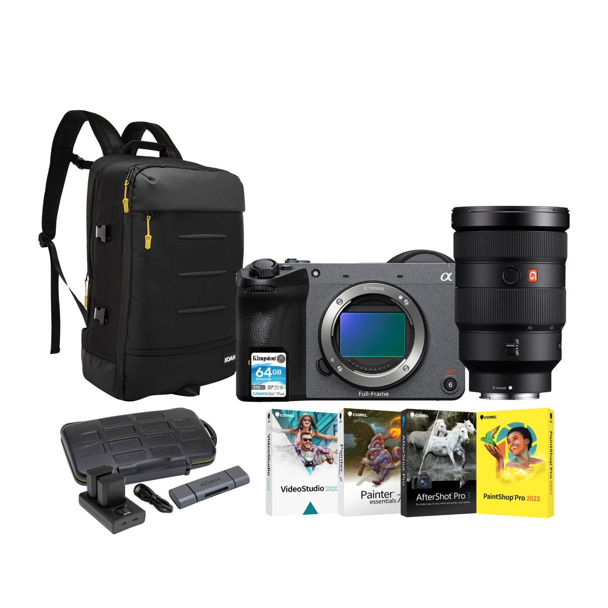 Sony FX2 Digital Cinema Camera with 24-70mm f/4 GM Lens Bundle