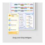 Cozyla Calendar Plus Gen 2 24-Inch LCD FamilyCalendar (White) Bundle