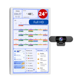 Cozyla Calendar Plus Gen 2 24-Inch LCD FamilyCalendar (White) Bundle