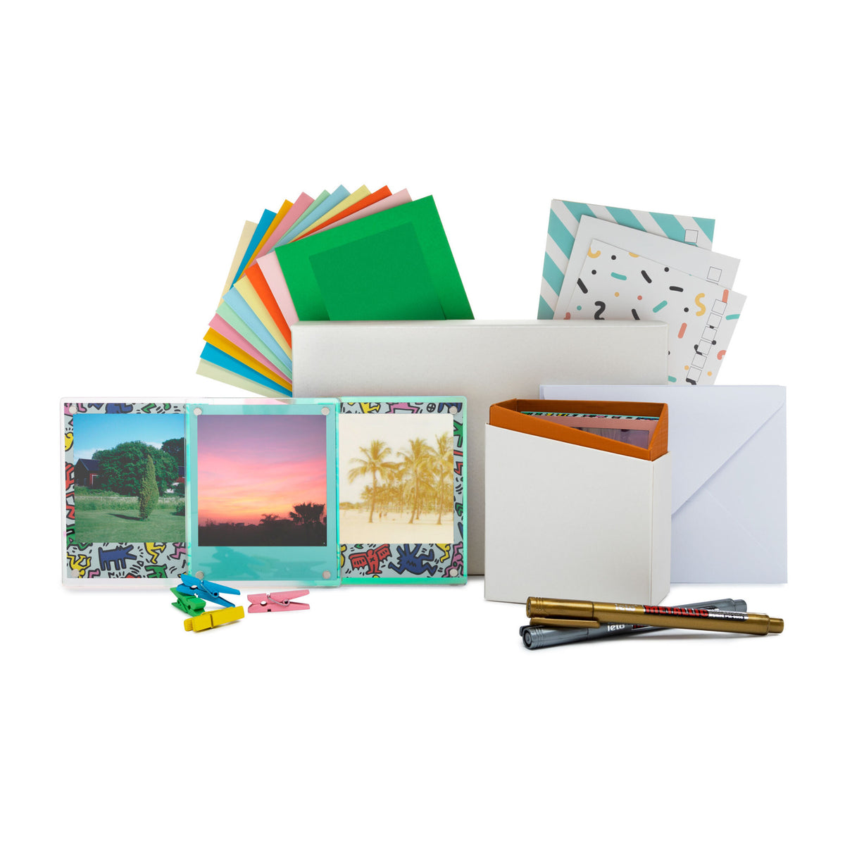 Polaroid Now Gen 3 MoMA with Black and White Film and Accessories