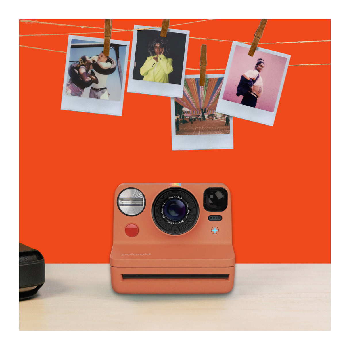 Polaroid Now Plus Generation 3 Coral Instant Camera with Color Film and Film Kit