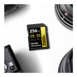 Lexar Professional 256GB 2000x UHS-II SDXC Memory Card Bundle (2-Pack)