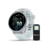Garmin Forerunner 570 - 42mm Cloud Blue Aluminum Bundle with Clip-On Flashlight