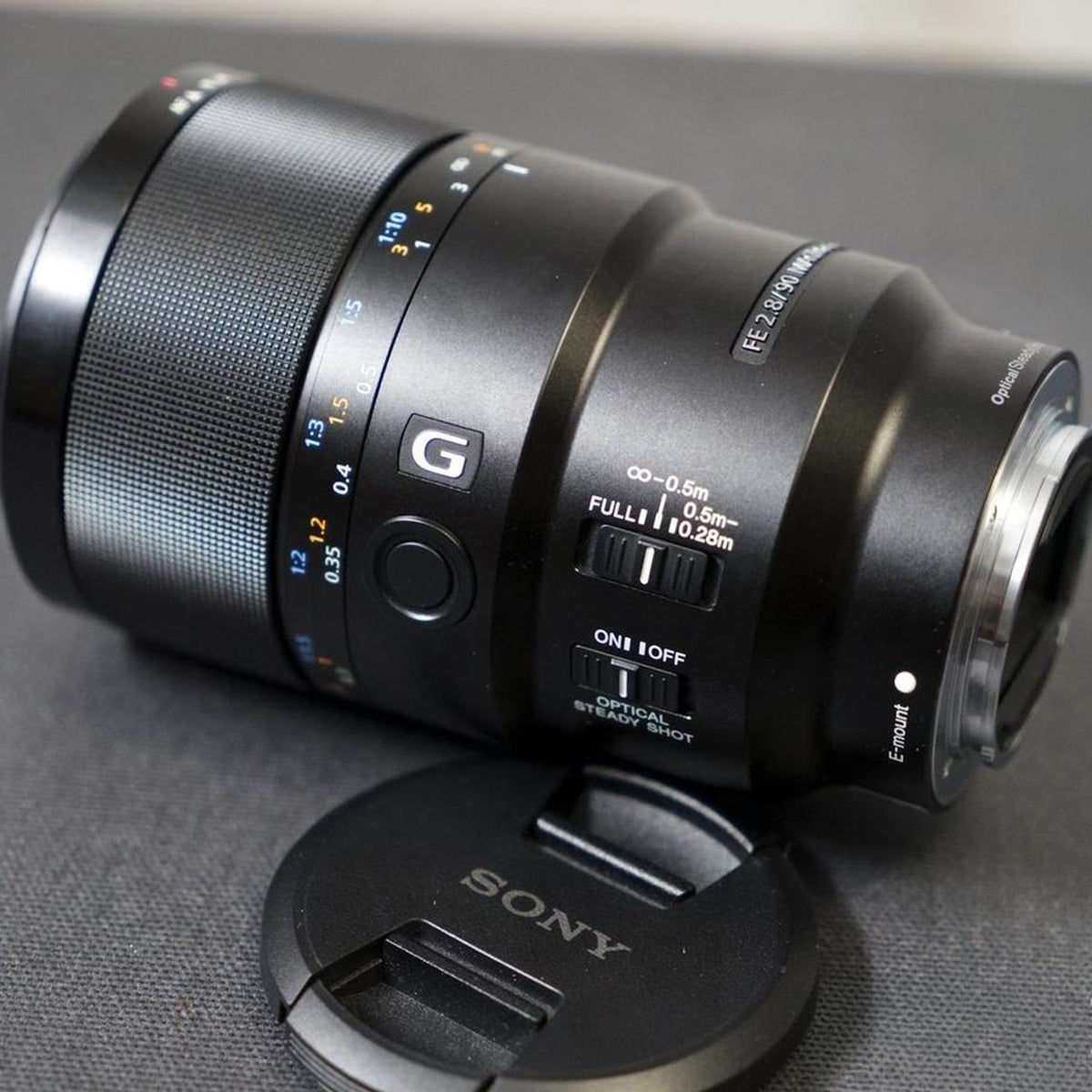Sony FE 90mm f/2.8 Macro G OSS E-Mount Macro Lens Bundle with Hard Case