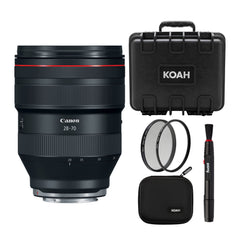 Canon RF 28-70mm f/2L USM Lens Bundle with Filters, Case and Lens Pen (5 Items)