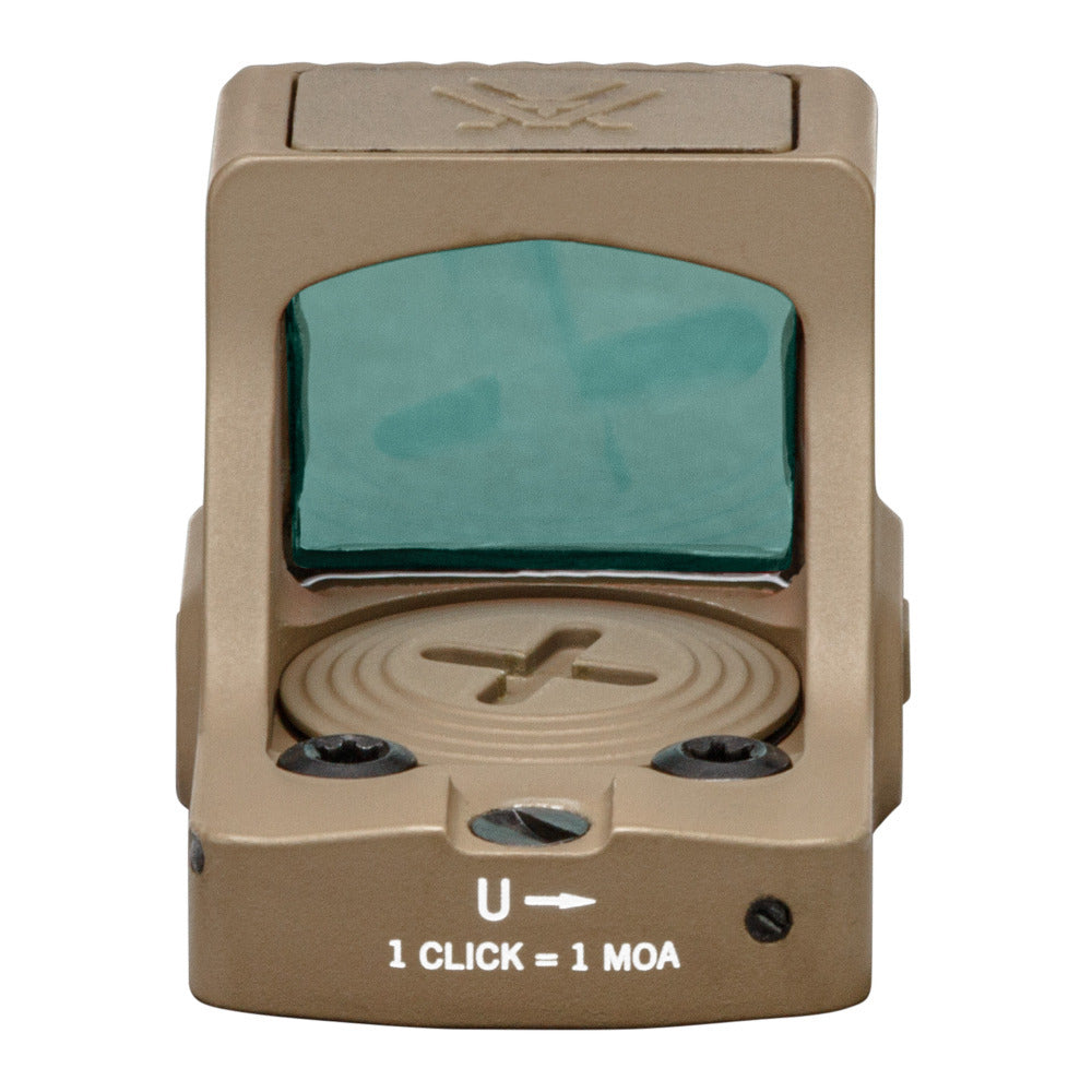 Vortex Defender - CCW 3 MOA Micro Red Dot with 10 Brightness Settings (Tan)