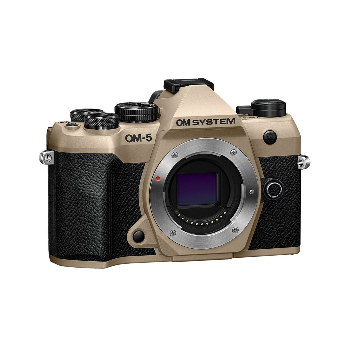 OM SYSTEM OM-5 Mark II High Autofocus 4K Video Mirrorless Camera (Sand Beige)
