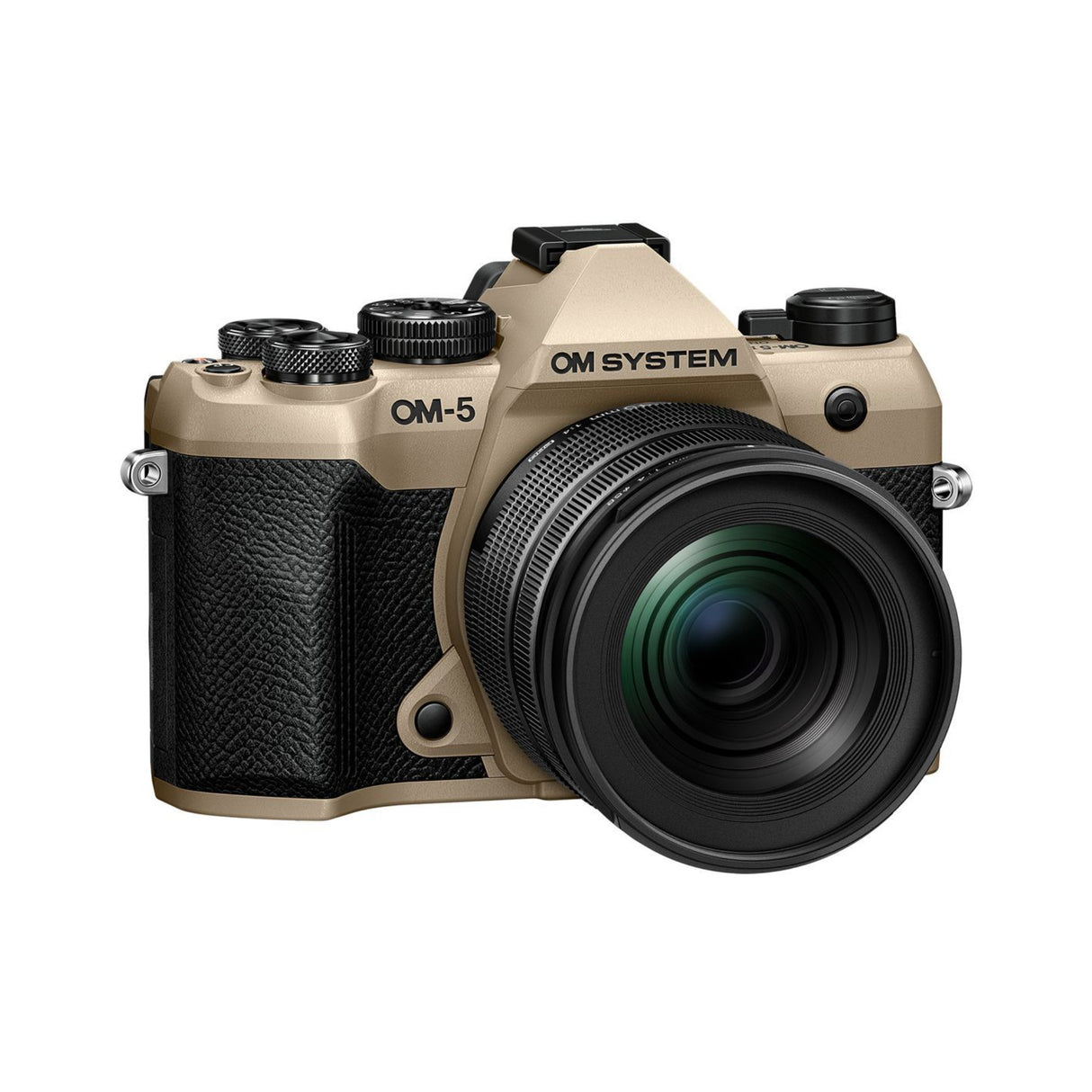 OM SYSTEM OM-5 Mark II High Autofocus 4K Video Mirrorless Camera (Sand Beige)