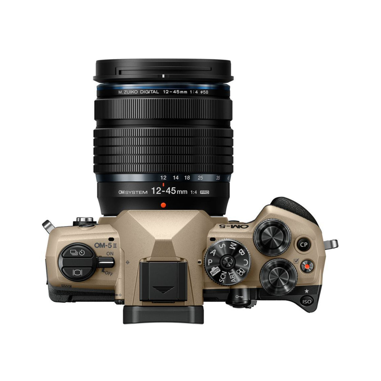 OM SYSTEM OM-5 Mark II High Autofocus 4K Video Mirrorless Camera (Sand Beige)