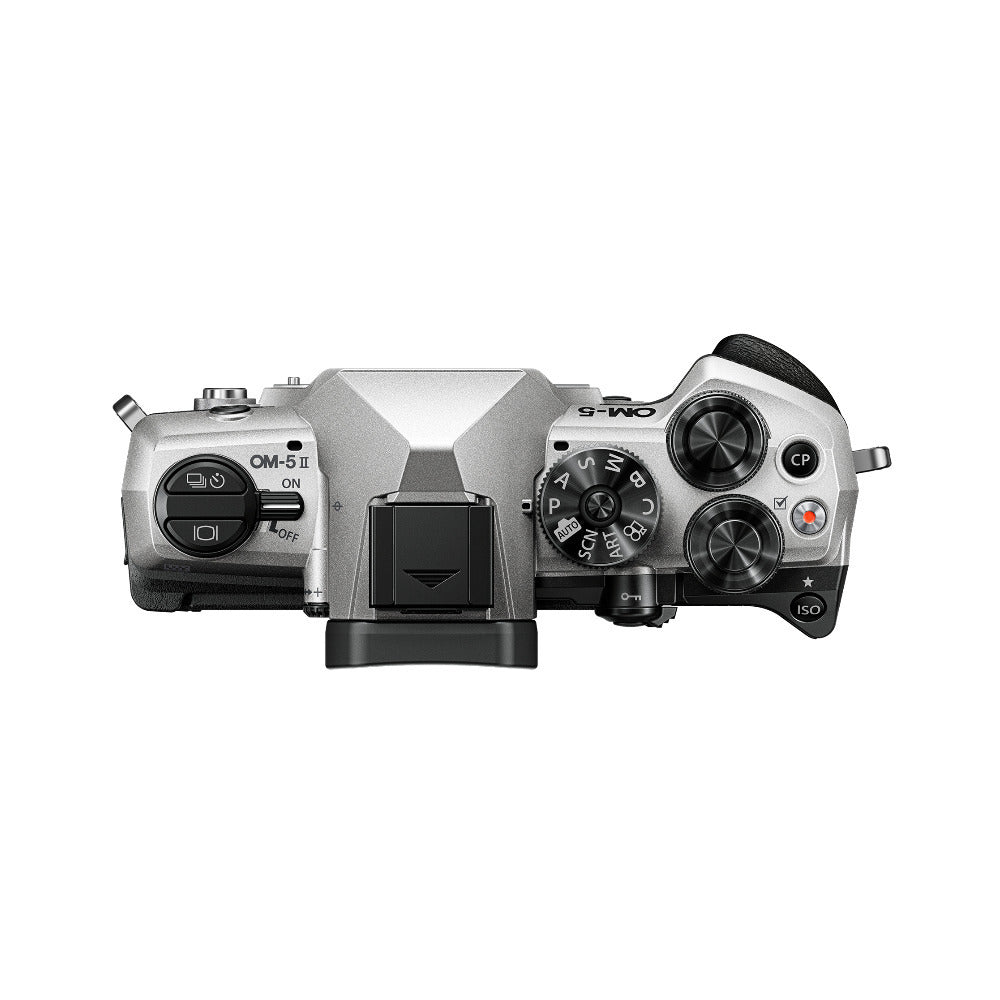 OM SYSTEM OM-5 Mark II High Autofocus and 4K Video Mirrorless Camera (Silver) (Open Box)