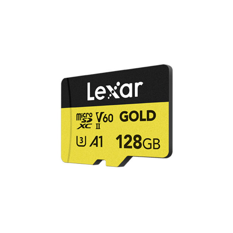 Lexar Professional 128GB GOLD microSDXC UHS-II Memory Card