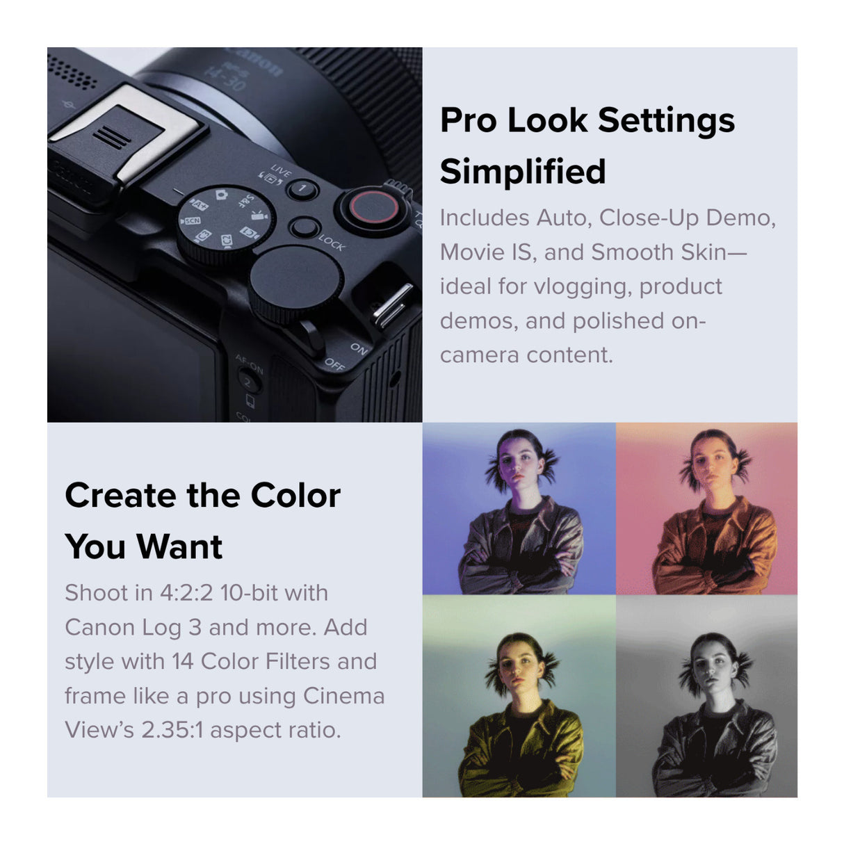 Canon EOS R50 V Mirrorless Camera with 14-30mm f/4-6.3 Lens Bundle