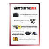 Canon EOS R50 Mirrorless Camera with 18-45mm Lens (Black) Bundle