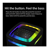 Sony ULT Tower 9AC Speaker (Black) Bundle with Wireless Microphones (2-Pack)