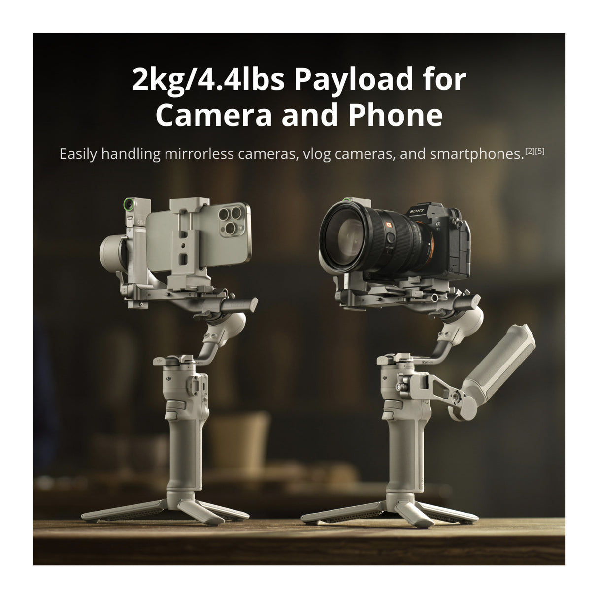 DJI RS 4 Mini Gimbal Stabilizer for Cameras Bundle with Hard Case