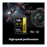 Lexar 128GB Professional GOLD Series 1800x SDXC V60 Memory Card (2-Pack) Bundle