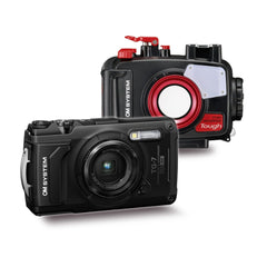 Olympus Tough TG-7 12 Megapixel F2.0 Digital Camera and TruePic VIII Processor (Black) Bundle