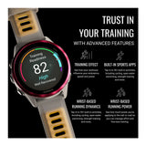 Garmin Forerunner 570 - 42mm Raspberry Aluminum Bundle with Clip-On Flashlight