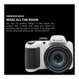 Kodak PIXPRO AZ405 16MP Astro Zoom Digital Camera (White) Bundle with SD Card