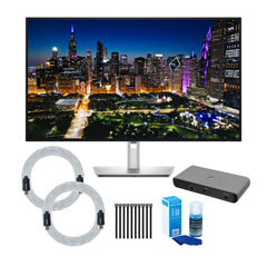 Dell UltraSharp 32-inch 4K monitor with IPS Black 120Hz, Thunderbolt 4 Bundle