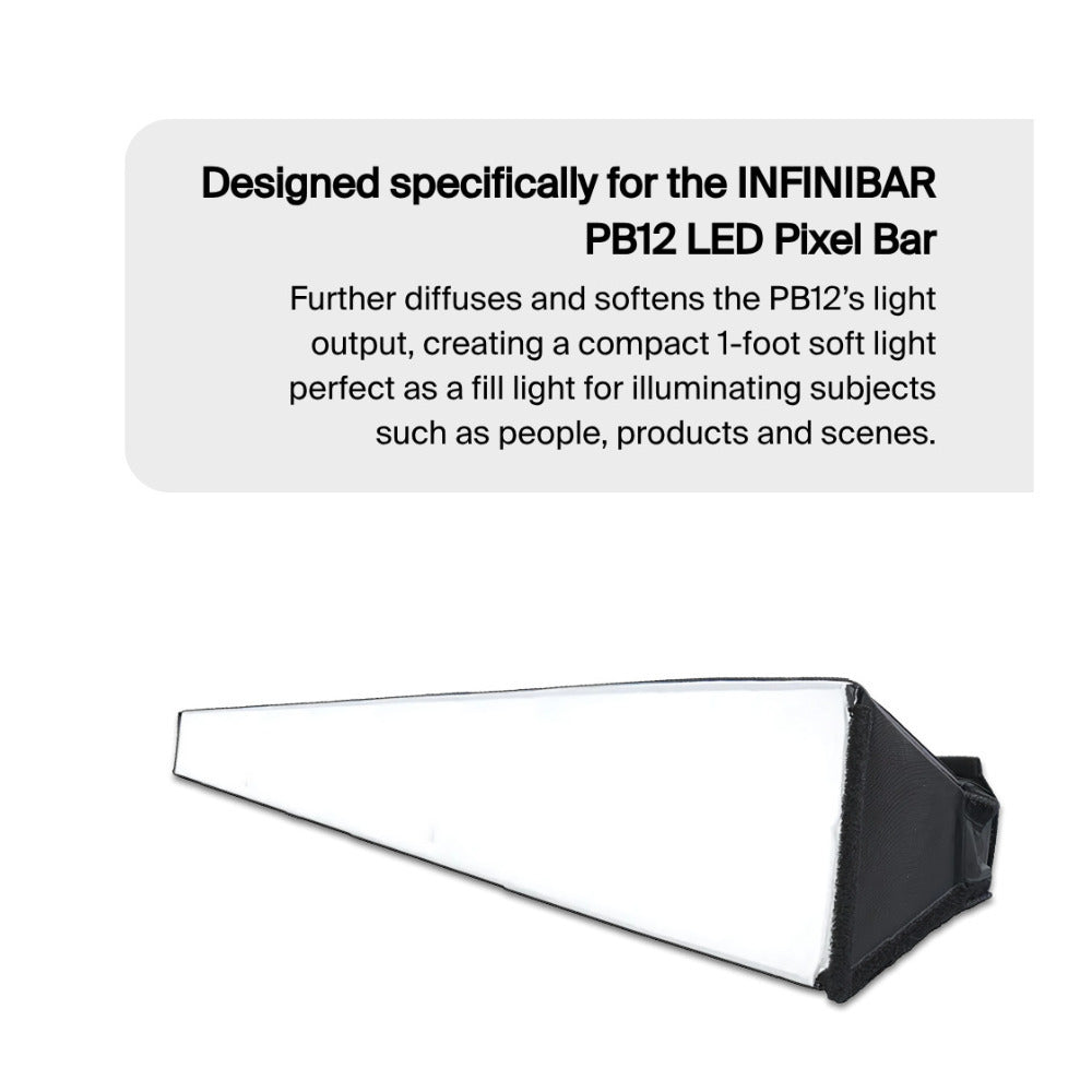 Aputure INFINIBAR PB12 Softbox and Light Control Fabric Grid PB12
