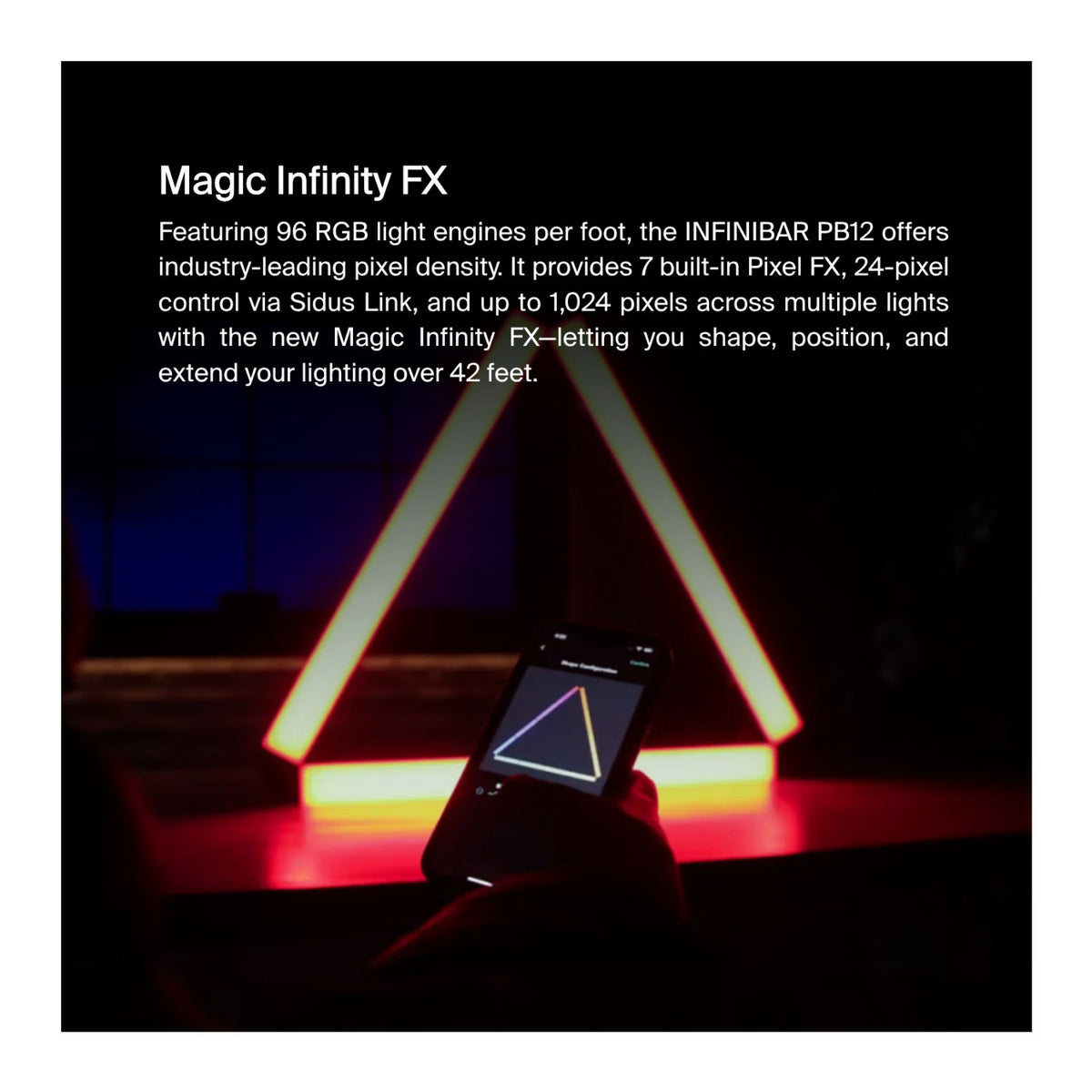 Aputure Infinibar PB12 Pixel Bar with Softbox, Grid and Connector (4 Items)