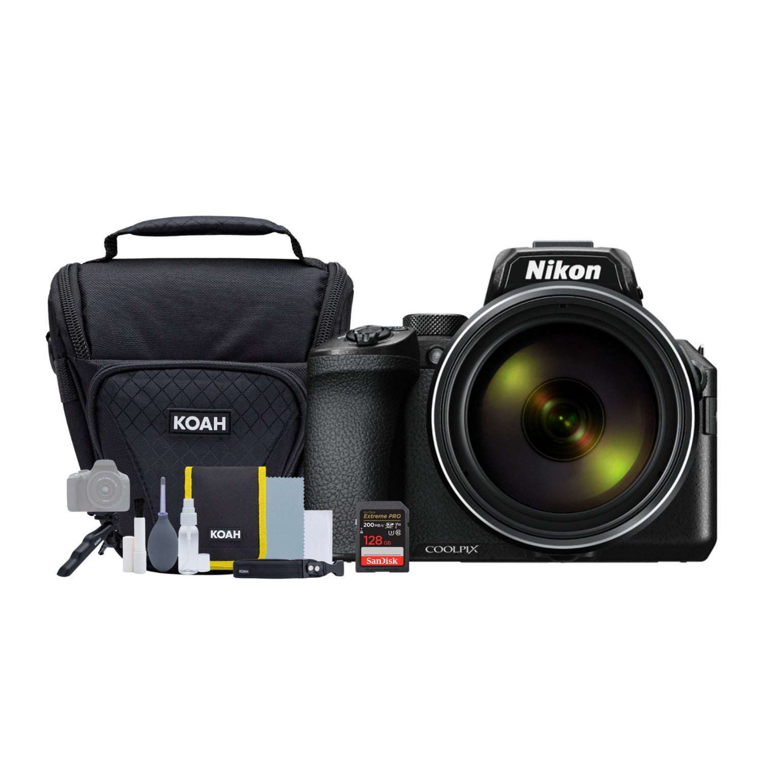 Nikon COOLPIX P950 Digital Camera (Black), Case, Accessories and