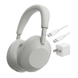 Sony WH-1000XM6 Wireless Noise-Canceling Headphone and Accessory Bundle (Silver)