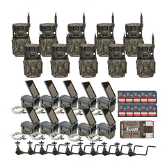 Stealth Cam Revolver Pro 2.0 360-Degree 40MP 1440p Brown Cellular Camera Bundle