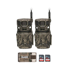 Stealth Cam Revolver Pro 2.0 40MP 360-Degree Brown Cellular Camera Bundle