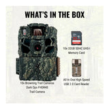 Browning Trail Camera - Dark Ops FHDR 40MP (10-Pack) with Accessories Bundle